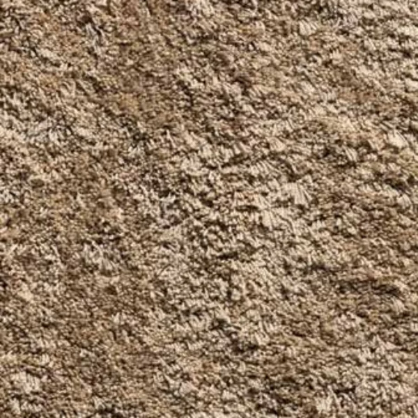 Sandy brown wool carpet with a coarse, textured pile.